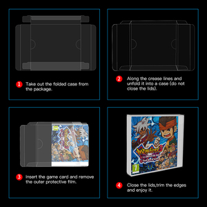 Cajas Protectoras Transparentes para Videojuegos de <span class=keywords><strong>Nintendo</strong></span> <span class=keywords><strong>3DS</strong></span>, Estuches Rígidos de Exhibición con Compatibilidad NTSC - Product Image 4