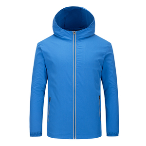 Chaquetas impermeables para senderismo para <span class=keywords><strong>hombre</strong></span>, <span class=keywords><strong>chaqueta</strong></span> fina con capucha para deportes al aire libre, escalada, acampada, senderismo, primavera y otoño - Product Image 2