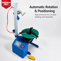 Plataforma Giratoria de Soldadura Automática con Sistema de Control PLC, Pantalla Táctil de 4.3 Pulgadas, Posicionador Giratorio para Soldadura Robótica con Antorcha
