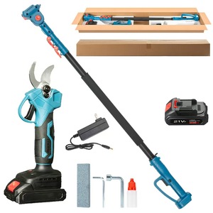 Portable 21V scie à chaîne électrique sécateur haute Altitude Rechargeable télescopique pôle sécateur scie à bois <span class=keywords><strong>pas</strong></span> <span class=keywords><strong>cher</strong></span> batterie outil - Product Image 5