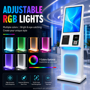 Kiosco de Autoservicio con Pantalla Táctil Totem de 21.5/27 Pulgadas, Estilos de Instalación WUXIN, Terminal de Pedidos de Comida Rápida, Kiosco <span class=keywords><strong>McDonald</strong></span>'<span class=keywords><strong>s</strong></span> - Product Image 3