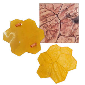Moldes de Goma para Concreto con Diseño de Flores Grandes, Tapetes con Textura de Piedra, Patrones de Impresión Decorativos para <span class=keywords><strong>Cemento</strong></span> - Product Image 4