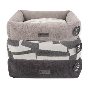 PEPPY BUDDIES - Cama para Perro Rectangular de Tela de Alta Calidad con Decoración Geométrica, Cojín Reversible con Funda Extraíble, Estilo Moderno - Product Image 4