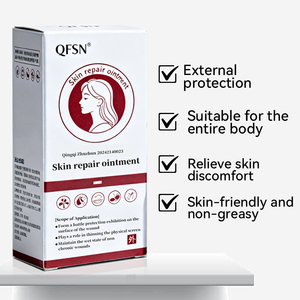 Crème réparatrice pour la peau, ectoïne, bêta-glucane, qualité médicale, non grasse, pour l'acné, la dermatite, après traitement - Product Image 1