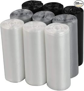Clear High Density Trash Can Liners, Durable Transparent Garbage Bags, Multipurpose Disposable Plastic Sacks - Product Image 1