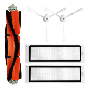 Ajustement pour <span class=keywords><strong>Roborock</strong></span> S5 S6 S60 S50 S55 T6 T4 T61 Mijia S1 <span class=keywords><strong>Xiaowa</strong></span> E25 E35 aspirateur rouleau principal brosse latérale filtre Hepa - Product Image 1