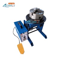 Positionneur de soudage rotatif à table tournante pour réacteur chimique, avec mandrin à 3 mâchoires de 200 mm, vitesse variable, interrupteur au pied 220 V, charge 30 kg