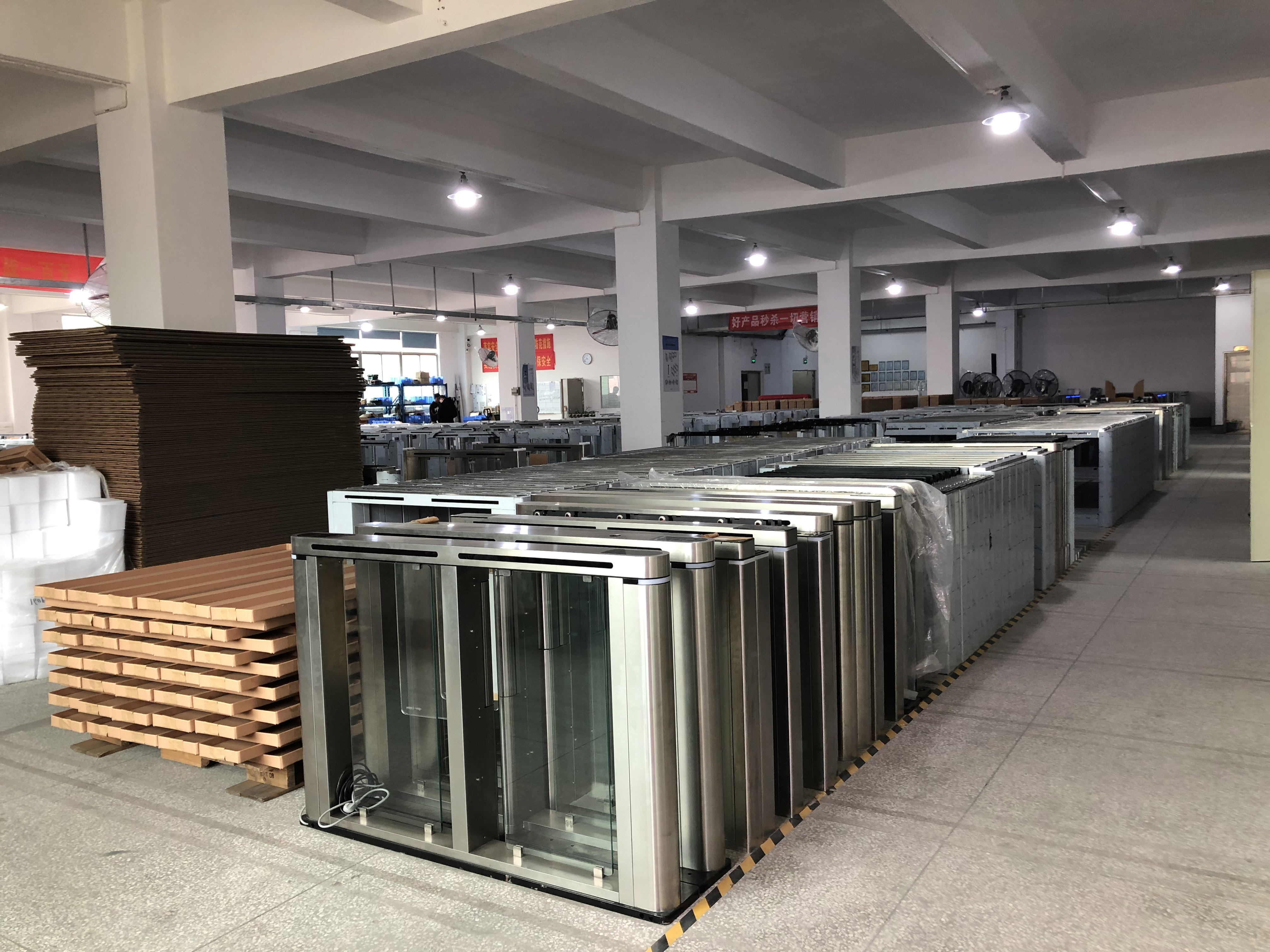 Custom Single Electronic Turnstile Gates Auto Servo Motor Construction Site Turnstiles