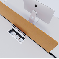 Station de travail de bureau complète, bureau modulaire moderne, extensible, table pour 1 à 8 personnes, durable, écologique, en bois, usage commercial