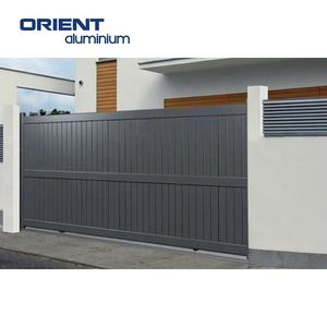 Conceptions de portes principales pliantes motorisées modernes en métal Porte d'allée pliante automatique en aluminium de haute qualité pour la maison Villa - Product Image 4