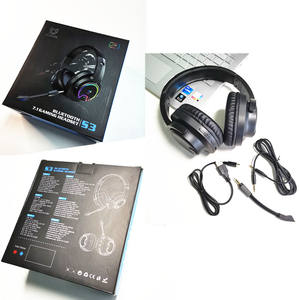 Casque de jeu sans fil 2.4G, écouteurs de Gaming illuminés rvb, avec Microphone détachable, pour PC NS et PS5 <span class=keywords><strong>PlayStation</strong></span> - Product Image 6