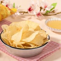 Chips de patate douce croustillantes et frites de 70g, importées de Corée, à texture ferme, faible en gras, emballées en sachet