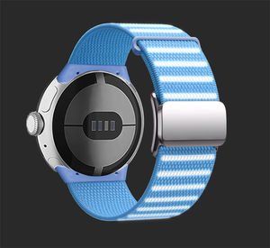 Correa de nailon de tela reflectante nocturna para <span class=keywords><strong>Google</strong></span> Pixel Watch Band Reflect Pulsera Hebilla magnética - Product Image 6