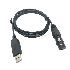 Factory USB to DMX Interface Adapter Cable Stage Light PC DMX512 Controller 5pin Dimmer DMX USB Signal Conversion Cable