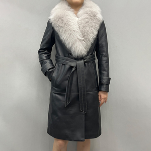 <span class=keywords><strong>Cappotto</strong></span> Lungo <span class=keywords><strong>in</strong></span> Vera Pelle di Lusso per Donna <span class=keywords><strong>con</strong></span> Collo <span class=keywords><strong>in</strong></span> Vera <span class=keywords><strong>Pelliccia</strong></span> di Volpe, Caldo <span class=keywords><strong>Cappotto</strong></span> Invernale Imbottito <span class=keywords><strong>in</strong></span> Piuma <span class=keywords><strong>con</strong></span> <span class=keywords><strong>Pelliccia</strong></span> Staccabile - Product Image 1