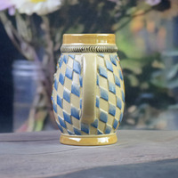 Chope à bière et à vin en porcelaine souvenir de l'Oktoberfest de Munich, Allemagne, 350 ml, écologique, motif calèche en relief, design classique de brasserie