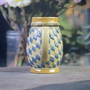 Chope à bière et à vin en porcelaine souvenir de l'Oktoberfest de Munich, Allemagne, 350 ml, écologique, motif calèche en relief, design classique de <span class=keywords><strong>brasserie</strong></span> - Product Image 4