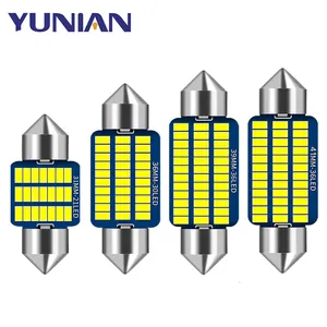 Гирлянда 31 мм, 36 мм, 39 мм, 41 мм C5W, C10W, светодиодная лампа Canbus, без ошибок, светодиодная лампа для чтения салона автомобиля, лампы для номерного знака 3014 SMD