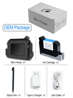Mini imprimante à jet d'encre portable avec tête d'impression Ricoh, encre éco-solvant, impression flexible, imprimante pour cuir, alimentée par batterie