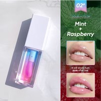 Logo personnalisé Lip Plumper Gloss 16 huile aromatisante fruit label privé soin des lèvres teinte colorée huile Vegan pour lèvres Plumper clair
