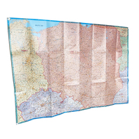 Mapa de papel sintético resistente al agua impresión personalizada