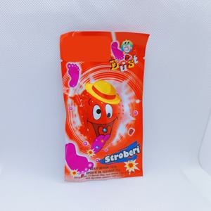 Collations exotiques <span class=keywords><strong>HALAL</strong></span> Mélange de sucettes en forme de pied dur Saveur de fruits Bonbons sautants Bonbons à éclater - Product Image 3