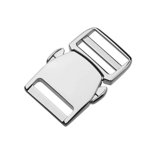 CLIPON AK565-100-NKL Boucle en métal, brevet US/UE, haute résistance, adapté aux produits d'extérieur, collier/laisse/harnais pour animaux de compagnie - Product Image 1