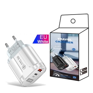 Prise EU/US PD chargeur USB 20W 3A <span class=keywords><strong>Quik</strong></span> Charge 3.0 chargeur de téléphone portable <span class=keywords><strong>pour</strong></span> iPhone 15 <span class=keywords><strong>pour</strong></span> Samsung <span class=keywords><strong>pour</strong></span> Xiaomi chargeur mural rapide - Product Image 2