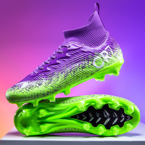 รองเท้าฟุตบอลครอส-บอร์เดอร์ รุ่นใหม่ <span class=keywords><strong>CR7</strong></span> หุ้มข้อสูง สำหรับสนามหญ้าเทียม แบบ unisex  หน้าผ้าตาข่าย เหมาะสำหรับนักเรียนฝึกซ้อม - Product Image 3