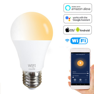 Bombillas <span class=keywords><strong>LED</strong></span> de 2,4G, atenuación continua de Color, 6W, 7W, interruptor de temporizador de lámpara E27, E26, <span class=keywords><strong>Bombilla</strong></span> inteligente para el hogar - Product Image 5