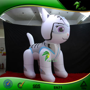 Индивидуальная дизайнерская гигантская Высота 2,5 м надувной робот кошка езда смешное животное бассейн поплавок игрушки - Product Image 4