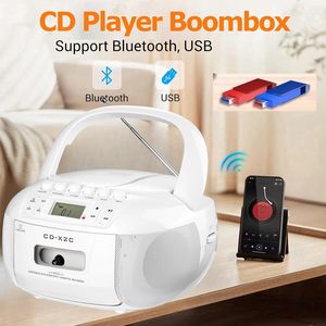 <span class=keywords><strong>Lecteur</strong></span> de cassettes et de <span class=keywords><strong>CD</strong></span> <span class=keywords><strong>portable</strong></span> avec <span class=keywords><strong>radio</strong></span> AM FM, Bluetooth, son stéréo, écran LCD pour cadeau à domicile - Product Image 3