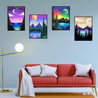 Kits de peinture au diamant pour adultes, kit d'art au diamant 5D, peinture par numéros, peinture au diamant DIY, peintures d'art pour la décoration murale de la maison, cadeau