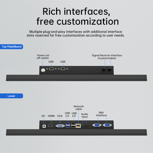 شاشة لمس صناعية مدمجة بشاشة كمبيوتر بإطار مفتوح شاشة عالية السطوع مع حماية IP65 للأتمتة في الأكشاك الخارجية - Product Image 6