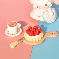 Nouveau modèle de simulation alimentaire : pain, gâteau, miniatures en résine, cabochons à dos plat, jouet pour maison de poupée, artistique peint à la main pour coque de téléphone