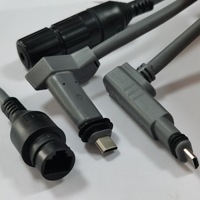 Cable Adaptador HS V2, Conector Hembra, Conversión, Reemplazo, Extensión, 2dai-ZJX0.3m*2, PVC Gris