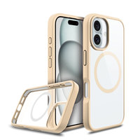 2024 nouveau étui de téléphone portable magnétique antichoc transparent résistant aux rayures pour iPhone16 pro max