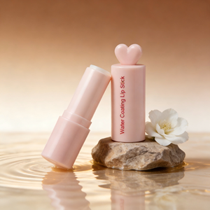 Envase de Brillo Labial ABS <span class=keywords><strong>Rosa</strong></span> <span class=keywords><strong>Pastel</strong></span> con Tapa de Rosca - Tubo Cosmético con Tapa en Forma de Corazón para Brillo Labial y Cuidado de la Piel - Product Image 5