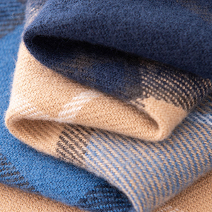 Logo personnalisé Écharpes <span class=keywords><strong>de</strong></span> Noël Châles <span class=keywords><strong>de</strong></span> Luxe Glands Rouge Doux Faux Laine <span class=keywords><strong>Plaid</strong></span> Chaud Hiver Pashmina Écharpe Ethnique pour les Femmes - Product Image 4