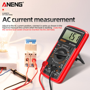 ANENG DT9205A Professional Digital <strong>Multimeter</strong> AC/DC Transistor Voltage Tester NCV True RMS Analog Auto Range <strong>Multie</strong> <strong>Function</strong> - Product Image 5