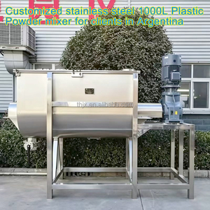 Mezclador de Vitaminas y Suplementos en Polvo, Mezclador de Cinta de Acero Inoxidable SUS304, Capacidad de 1000L, 380V-480V, 11kW - Product Image 2