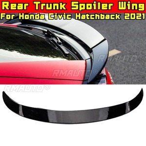สปอยเลอร์หลังคาท้ายรถยนต์ สปอยเลอร์ฝากระโปรงท้าย สปอยเลอร์หลังคา ชิ้นส่วนภายนอก สำหรับรถยนต์ฮอนด้า ซีวิค แฮทช์แบค ปี 2021 อุปกรณ์ตกแต่งรถยนต์ - Product Image 2