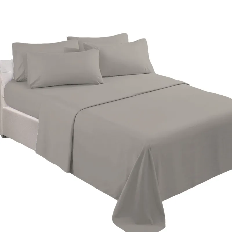 Heniemo conjunto de lençol personalizado 85gsm, 6 peças de lençóis de cama queen size