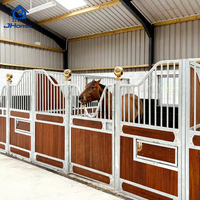 Porte avant de box à chevaux en acier et bambou pour écurie, équipement équestre agricole