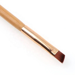Brosse de maquillage simple à double tête de marque privée brosse à manche en bois pour sourcils et cils pour le visage et les yeux brosses fabriquées - Product Image 6