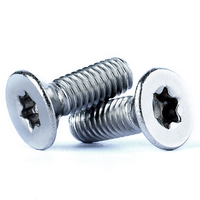 Boulons en titane M8 GR5 Torx T40 haute résistance à tête fraisée à douille Ti-6Al-4V finition unie pour hydroptère