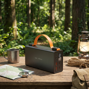 สถานีพลังงานสำหรับแล็ปท็อป OEM 60000mAh 100W PD ชาร์จเร็ว <span class=keywords><strong>แบ</strong></span><span class=keywords><strong>ต</strong></span>เตอรี่ลิเธียมโพลิเมอร์ พร้อมพอร์ต USB-C คู่ จอแสดงผลดิจิ<span class=keywords><strong>ต</strong></span>อล และไฟแคมป์ปิ้ง สำหรับใช้งานกลางแจ้ง - Product Image 6
