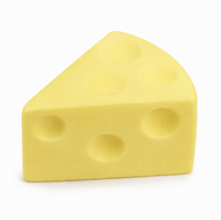 Jouet anti-stress triangulaire en forme de fromage, en TPR/PU, à remontée lente, pour soulager l'anxiété, jouet sensoriel pour adultes, idéal pour la maison et le bureau