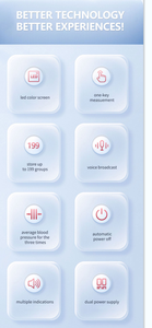 CONTEC 08E Esfigmomanómetro Monitor de presión arterial portátil tensiómetro presión arterial - Product Image 6