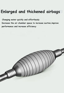 Venta al por mayor de accesorios para acuarios, cambiador de agua, Herramientas de limpieza duraderas, limpiador de grava para peceras, bomba de plástico, sifón - Product Image 2